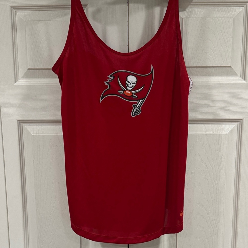 Nike Red NFL Buccaneers Tank Top